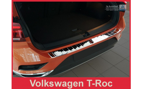 Накладка на задний бампер Volkswagen T-Roc
