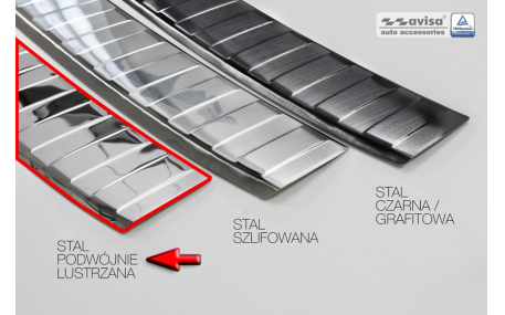 Накладка на задний бампер Ford Kuga MK2