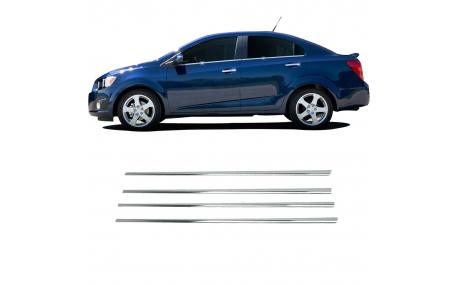 Хром накладки Chevrolet Aveo T300