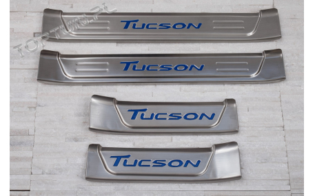Накладки на пороги Hyundai Tucson