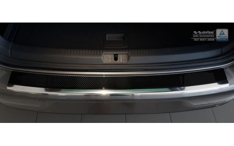 Накладка на задний бампер Volkswagen Golf 7