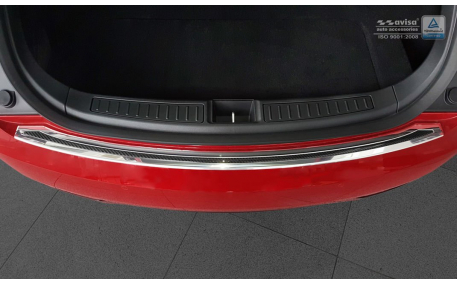 Накладка на задний бампер Tesla Model S
