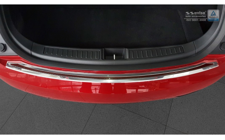 Накладка на задний бампер Tesla Model S
