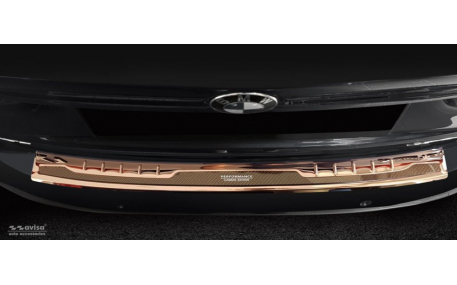 Накладка на задний бампер BMW X1 F48