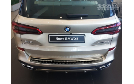 Накладка на задний бампер BMW X5 G05