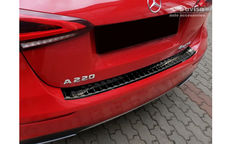 Накладка на задний бампер Mercedes A-class W177