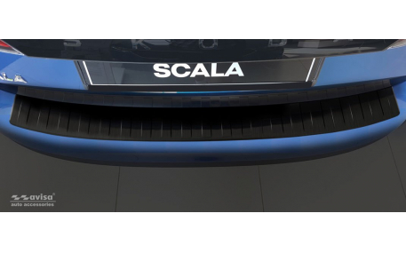 Накладка на задний бампер Skoda Scala