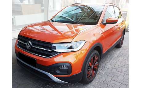 Накладка на задний бампер Volkswagen T-Cross