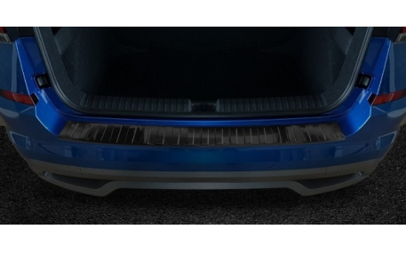 Накладка на задний бампер Skoda Kamiq