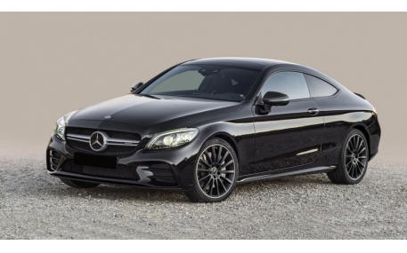 Накладка на задний бампер Mercedes C-class W205