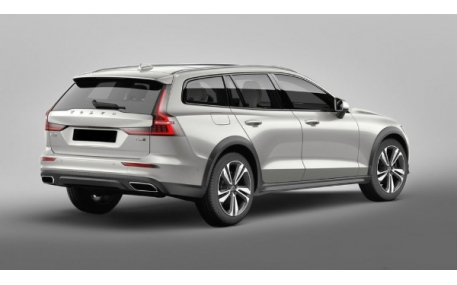 Накладка на задний бампер Volvo V60
