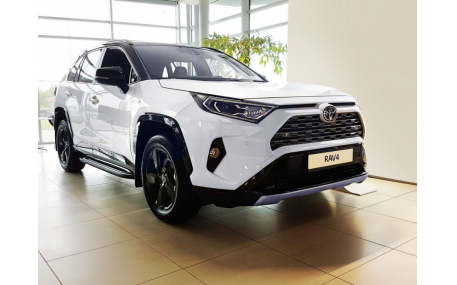 Накладки на пороги Toyota RAV4