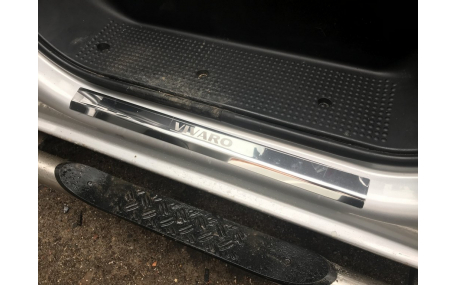 Накладки на пороги Opel Vivaro