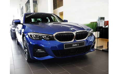 Накладка на задний бампер BMW 3 G20