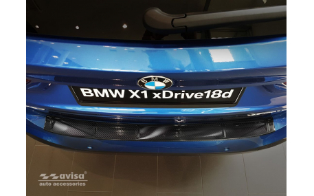 Накладка на задний бампер BMW X1 F48