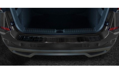 Накладка на задний бампер Skoda Kamiq