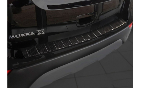 Накладка на задний бампер Opel Mokka 2016-2020