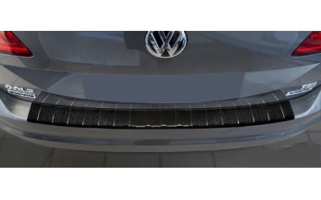 Накладка на задний бампер Volkswagen Golf 7