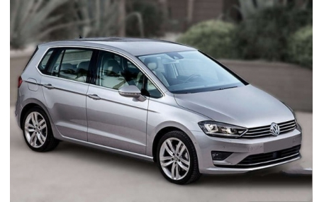 Накладка на задний бампер Volkswagen Golf 7