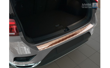Накладка на задний бампер Volkswagen T-Roc