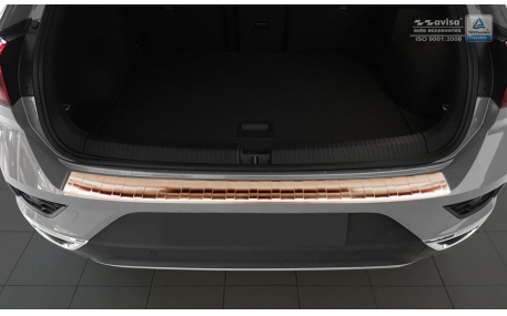 Накладка на задний бампер Volkswagen T-Roc