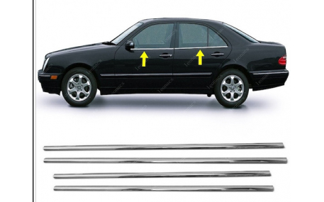 Хром накладки Mercedes E-class W210