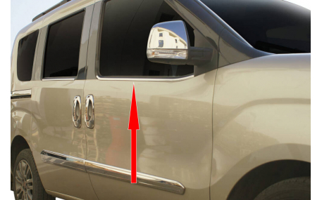 Хром накладки Opel Combo D