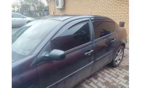 Дефлекторы окон Renault Megane