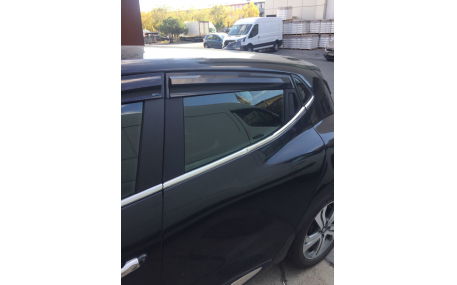 Дефлекторы окон Renault Clio 2012-2019