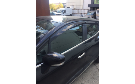 Дефлекторы окон Renault Clio 2012-2019