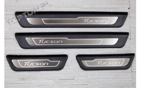 Накладки на пороги Hyundai Tucson