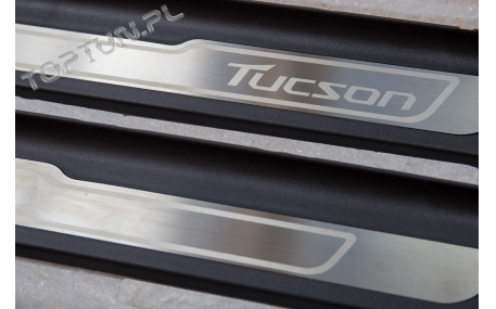 Накладки на пороги Hyundai Tucson
