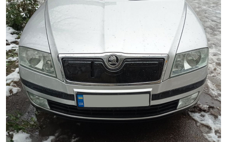 Зимняя накладка на решетку Skoda Octavia A5