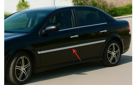 Хром накладки Opel Vectra C
