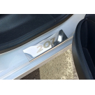 Накладки на пороги Peugeot 207