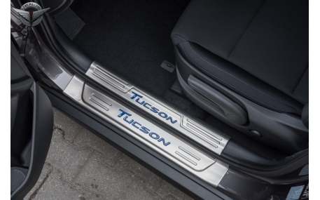 Накладки на пороги Hyundai Tucson