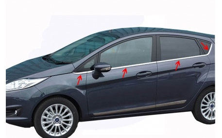 Хром накладки Ford Fiesta