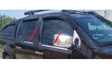 Хром накладки Nissan Navara