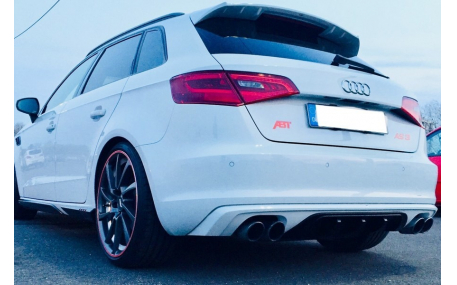 Накладка задняя Audi A3 8V 2012-2015 Sportback