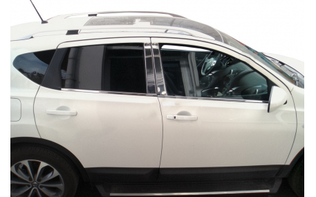 Хром накладки Nissan Qashqai J10