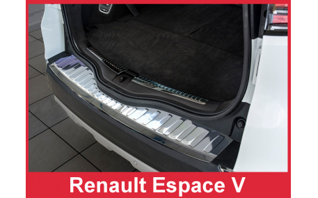 Накладка на задний бампер Renault Espace