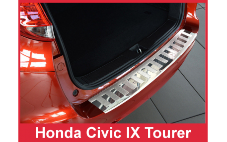 Накладка на задний бампер Honda Civic