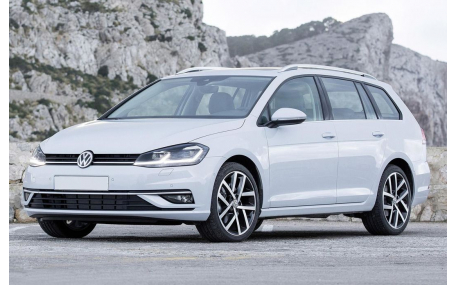 Накладка на задний бампер Volkswagen Golf 7