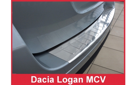 Накладка на задний бампер Renault Logan MCV