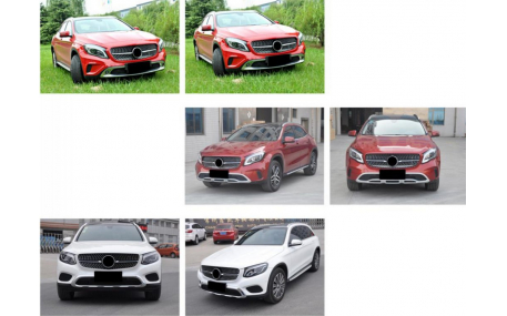 Решетка радиатора Mercedes GLA-class X156 2014-2017