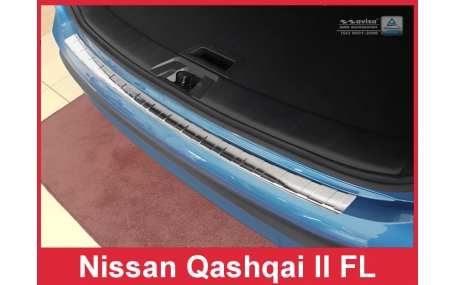 Накладка на задний бампер Nissan Qashqai J11 2017-2021