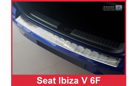 Накладка на задний бампер Seat Ibiza