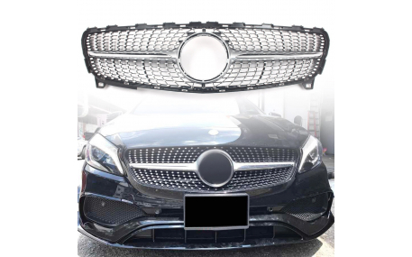 Решетка радиатора Mercedes A-class W176 2015-2018