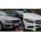 Решетка радиатора Mercedes C-Class W205 2015-2018