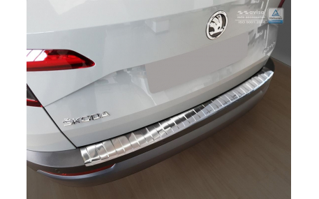 Накладка на задний бампер Skoda Karoq